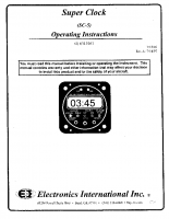 CLOCK SC-5-OI (8716U)